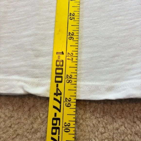 Lucky Brand White Tee with Green 'Lucky You' Chest Graphic - Picture 12 of 16